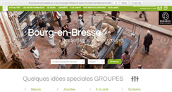 Desktop Screenshot of groupes.bourgenbressetourisme.fr